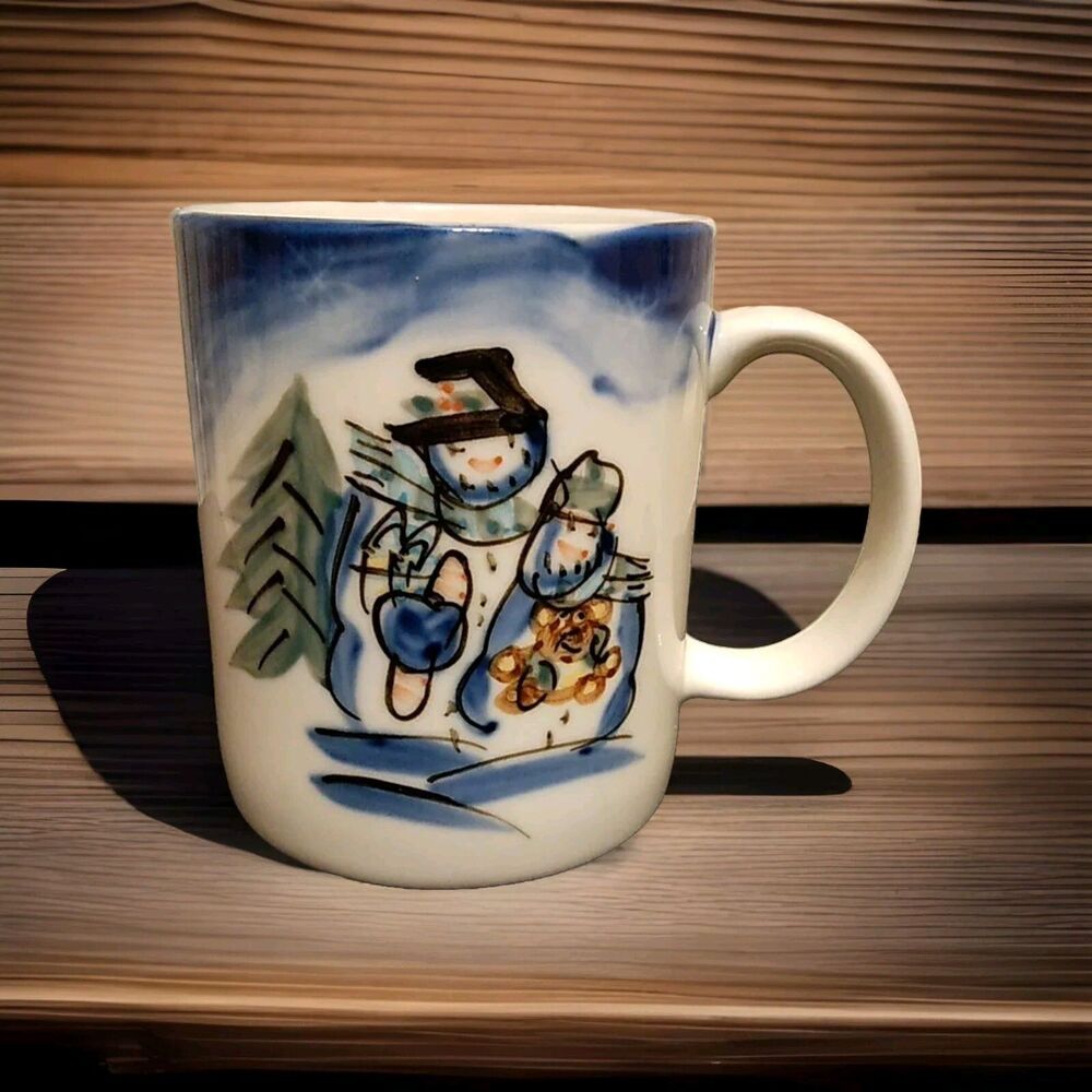 Collectible Tabletops Unlimited China Co. WINTERLAND CHRISTMAS Coffee Mug Cocoa